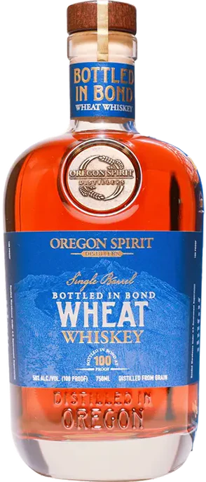 Oregon Spirit Bottled in Bond Single Barrel Wheat Whiskey