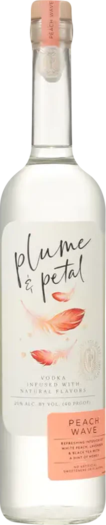 Plume & Petal Peach Wave Flavored Vodka Spritz