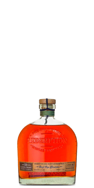 Redemption 10 Year Old Barrel Proof High Rye