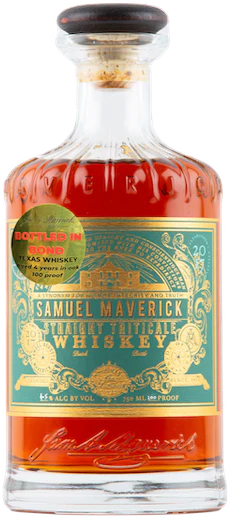 Samuel Maverick Straight Triticale Bottled-in-Bond Whiskey