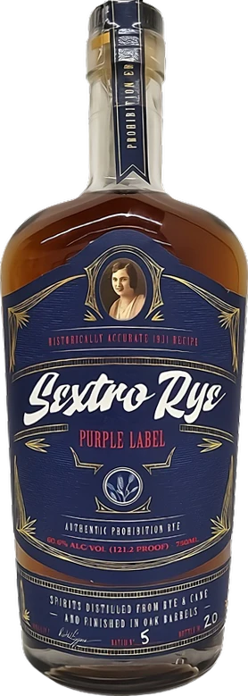 Sextro Rye Purple Label Rye Whiskey