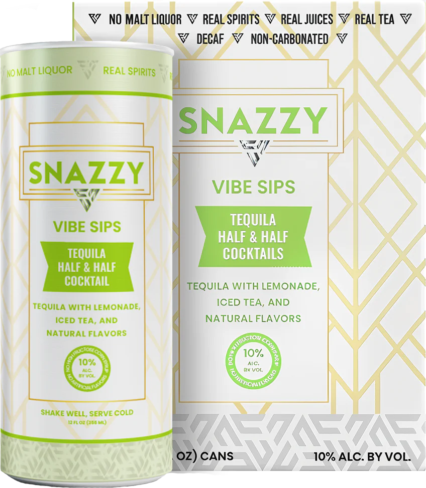 Snazzy's Half & Half Tequila Cocktail (355mL)