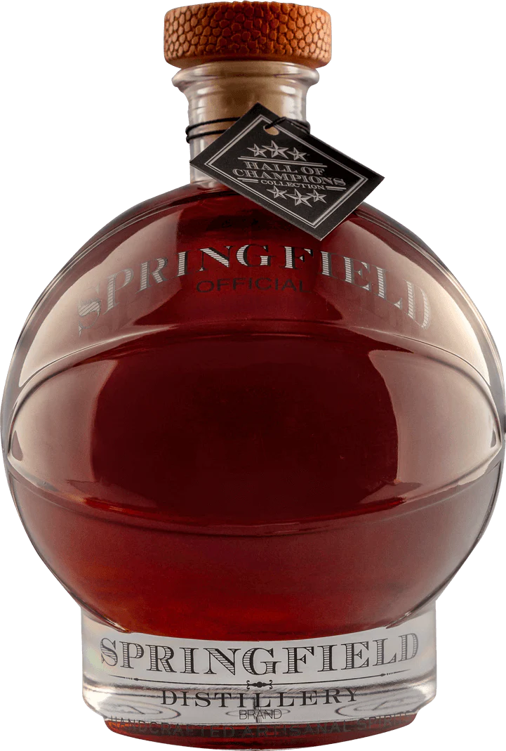 Springfield Distillery Bourbon Whiskey in a Basketball Decanter