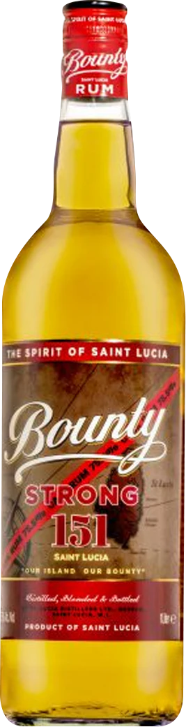 St. Lucia Distillers 'The Spirit of St Lucia' Bounty Strong 151 Rum (1L)