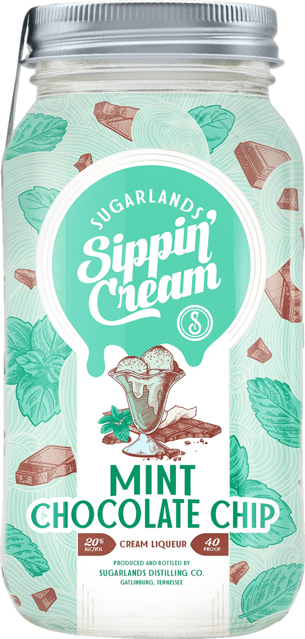 Sugarlands Mint Chocolate Chip Sippin’ Cream Liqueur