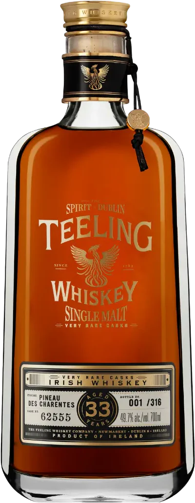 Teeling Very Rare Cask 33 Year Old Pineau des Charentes Irish Whiskey (700mL)