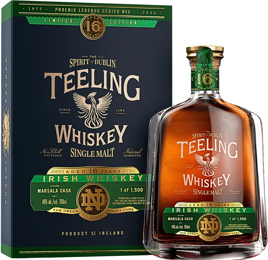 Teeling Notre Dame 16 Year Old Phoenix Legends Series No. 02 Irish Whiskey (700mL)