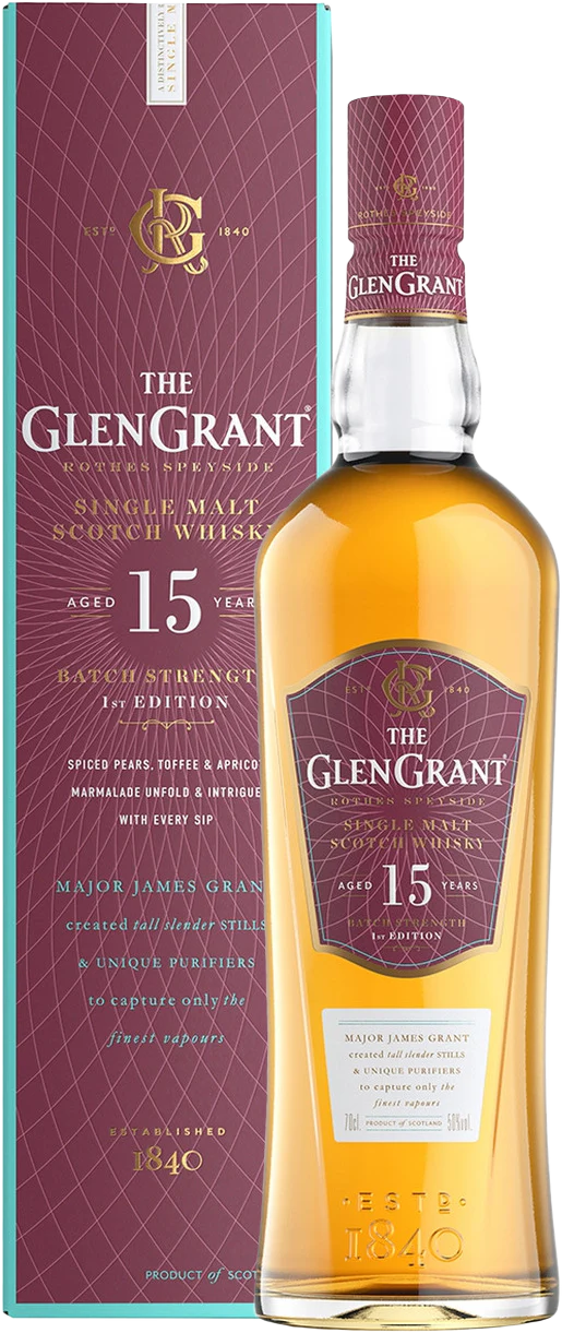 The Glen Grant 15 Year Old Batch Strength 1st Edition Single Malt Scotch Whisky