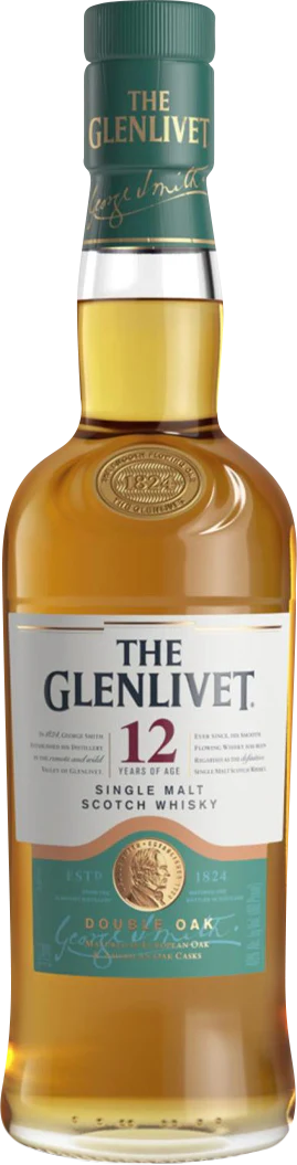 The Glenlivet Double Oak 12 Year Old Single Malt Scotch Whisky (375mL)