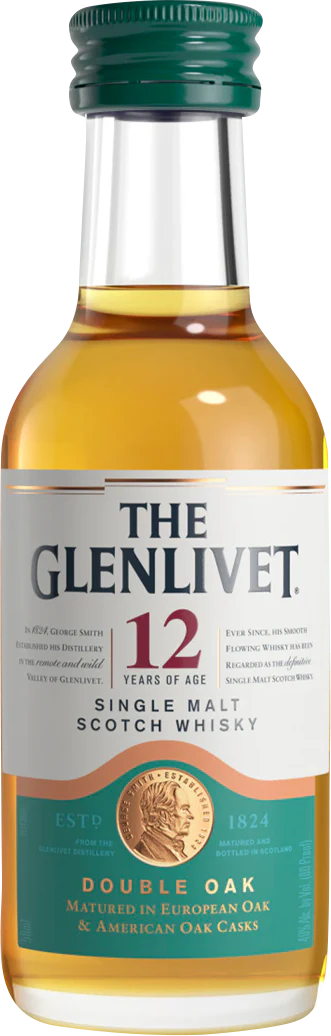 The Glenlivet Double Oak 12 Year Old Single Malt Scotch Whisky (50mL)