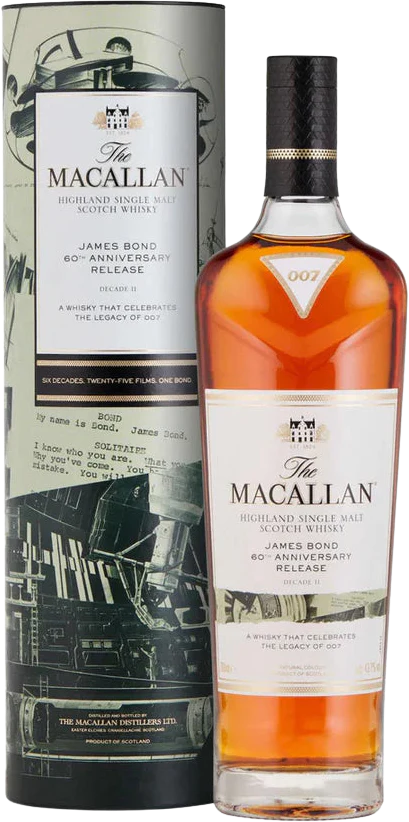The Macallan James Bond 60th Anniversary Decade II Single Malt Scotch Whisky (700mL)