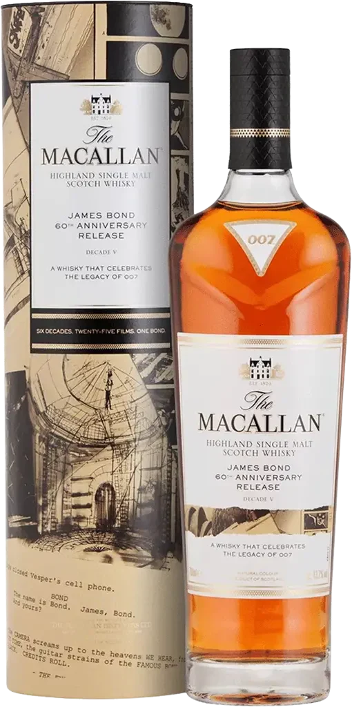 The Macallan James Bond 60th Anniversary Decade V Single Malt Scotch Whisky