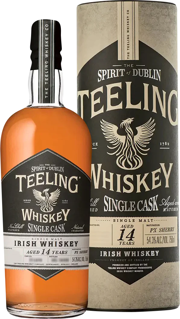 The Teeling Whiskey Co. Single Cask 14 Year Old Single Malt Irish Whiskey