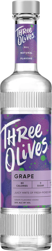 Three Olives Grape Vodka (1L)