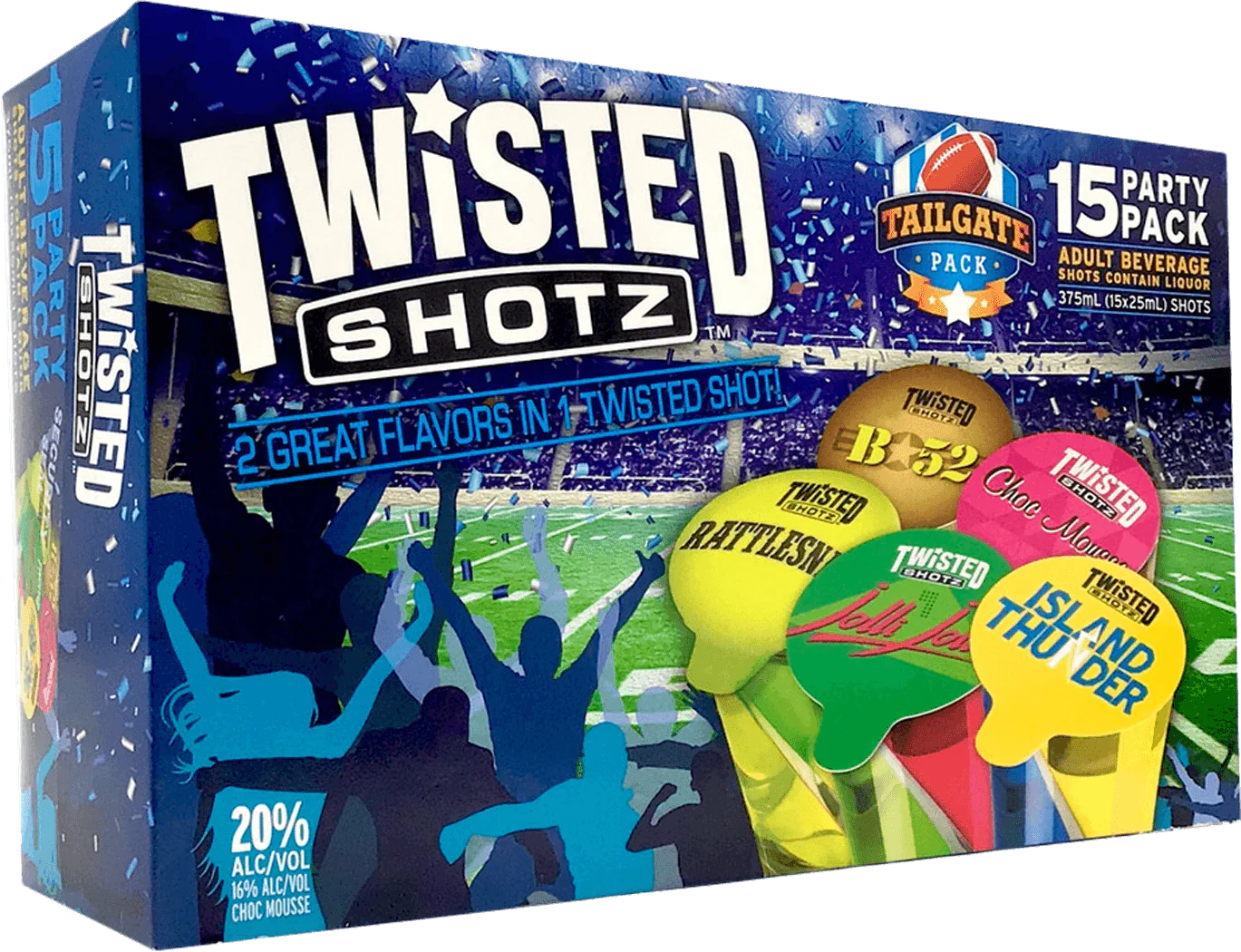 Twisted Shotz Variety Pack Liqueur (375mL)
