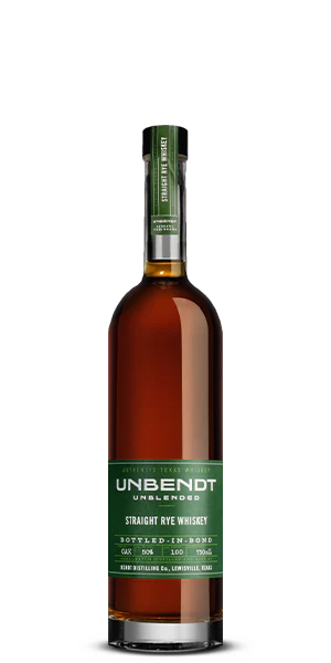Unbendt Bottled in Bond Straight Rye Whiskey