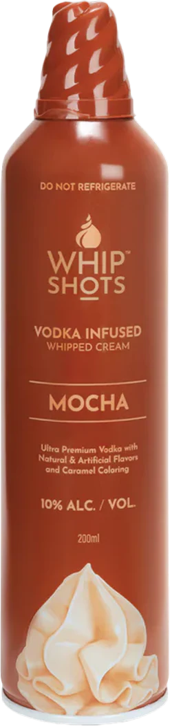 Whip Shots Mocha Vodka Infused Whipped Cream (200mL)