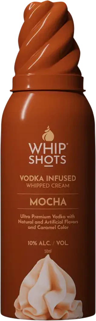 Whip Shots Mocha Vodka Infused Whipped Cream (50mL)