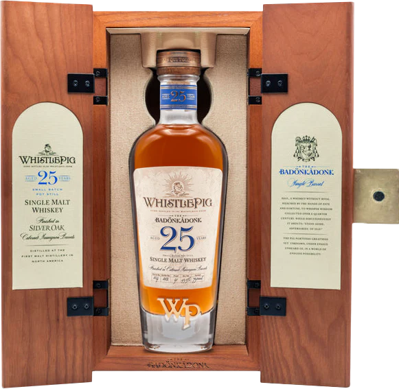 WhistlePig The Badonkadonk 25 Year Old Single Malt Whiskey