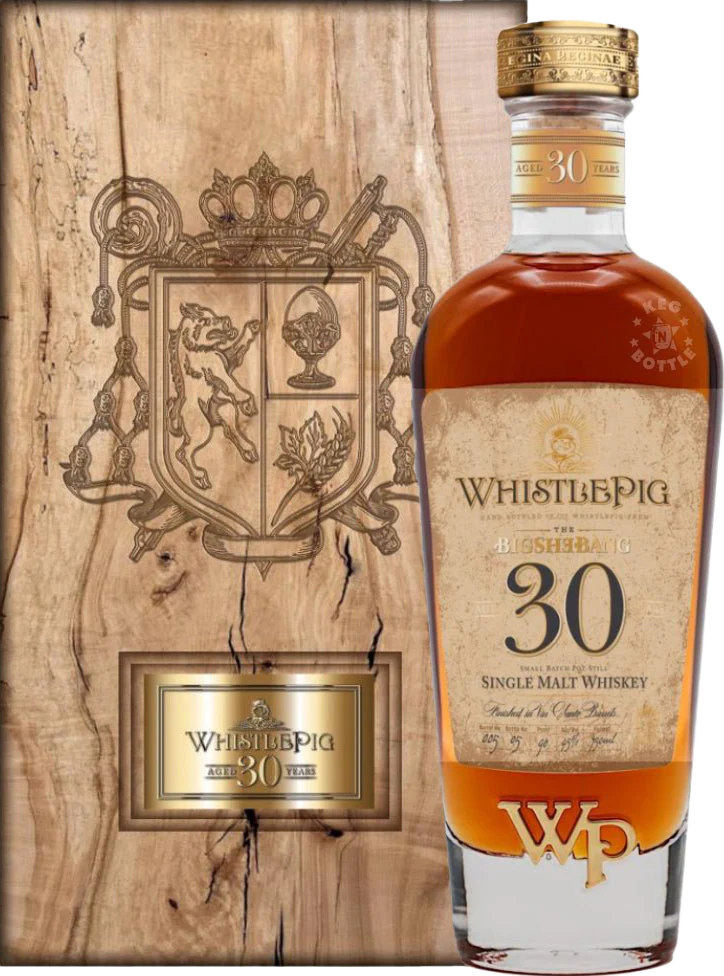 WhistlePig The BigShǝBàng 30 Year Old Single Malt Whiskey