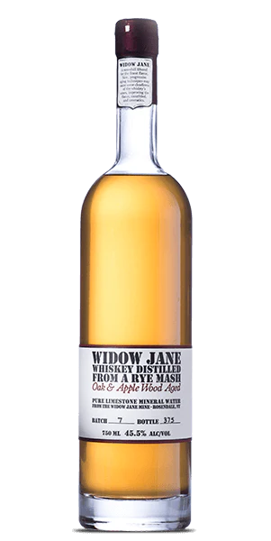 Widow Jane Distilled From a Rye Mash - Oak & Apple Wood Aged Whiskey