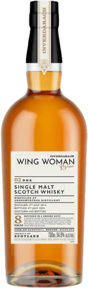 Wing Woman Reserve Ardamurchan 8 Year Old Sherry Butt Matured Single Malt Scotch Whisky (700mL)