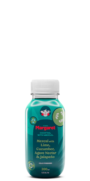 Yo Soy Margaret Spicy Mezcal and Cucumber Cocktail (8 Pack) (1.6L)